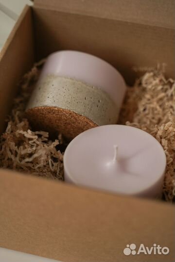 Свечи 2 шт в подарочной упаковке