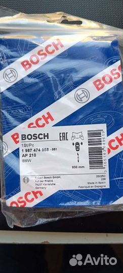 Датчик износа колодок тормозных Bosch 1987474958