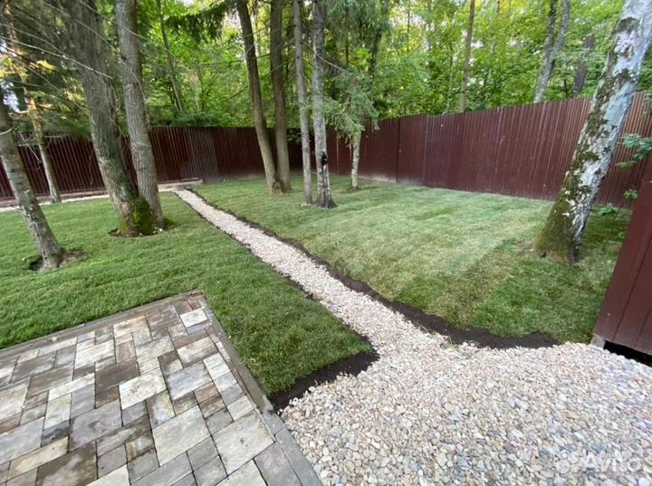 Рулонный газон