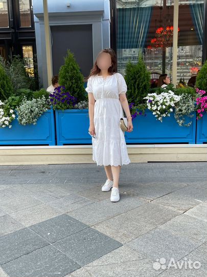 Белое вечернее платье 44 46