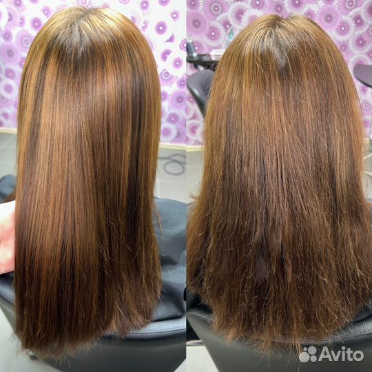 Кератиновое выпрямление волос, ботокс