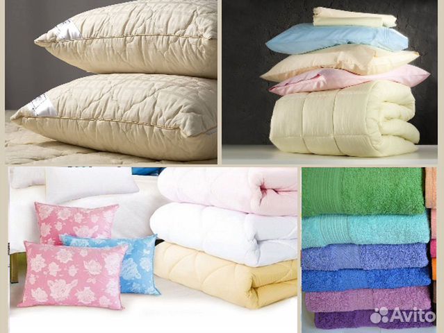Подушки, одеяла