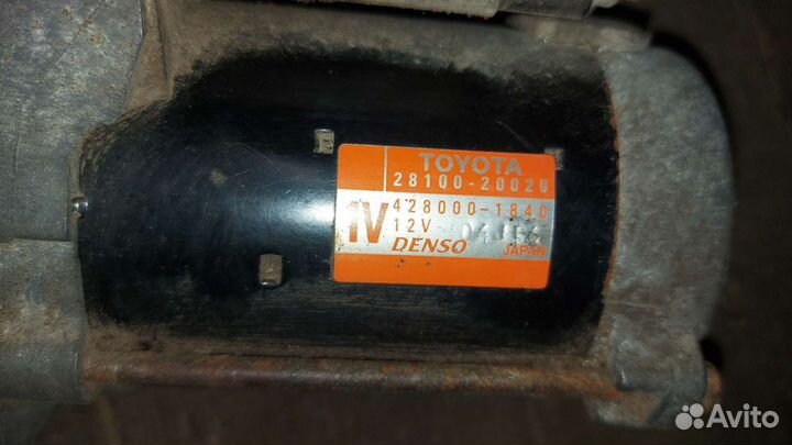 Стартер на Toyota camry 40 3.5l 2GR FE