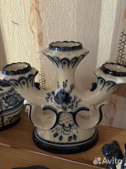 Посуда гжель