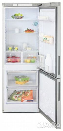 Холодильник бирюса M6034 295л металлик