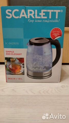 Чайник электрический новый Scarlett