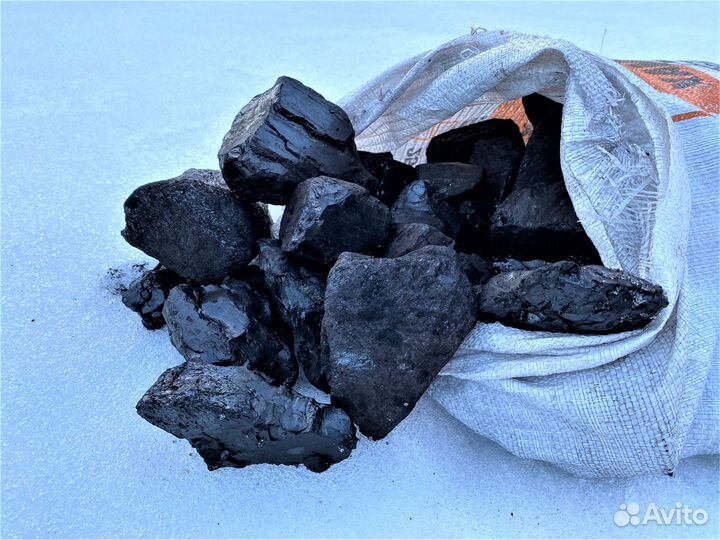 Уголь каменный в мешках 50 кг