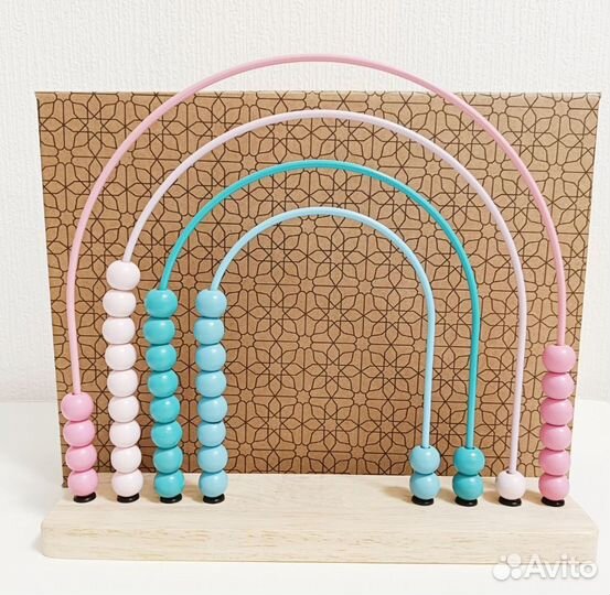 Развивающие игрушки Счеты детские деревянные