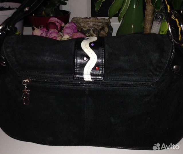 Сумка нат. замша