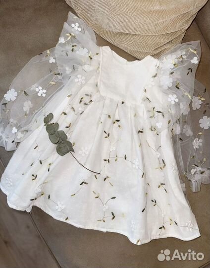 Детское праздничное платье family look