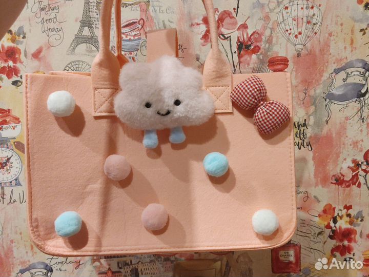 Сумочка фетровая