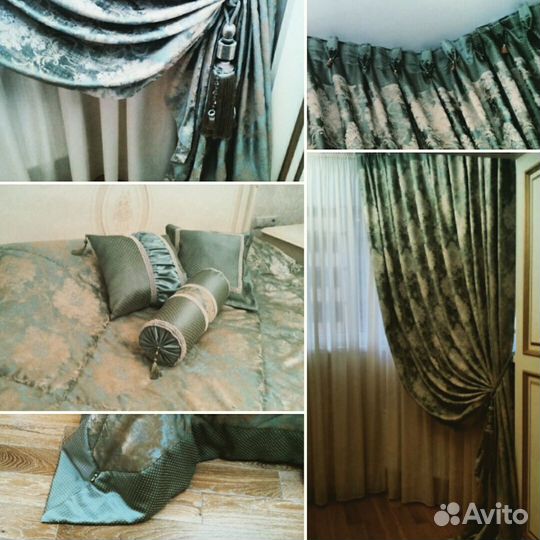 Шторы на заказ, материалы с базы