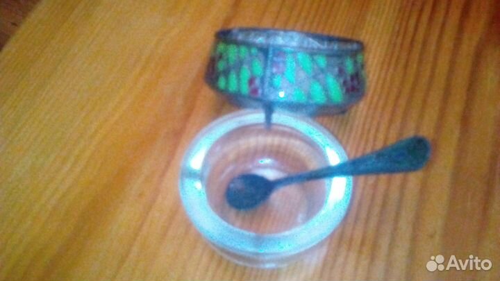 Солоницы и щипчики для сахара, стаканы,кружки