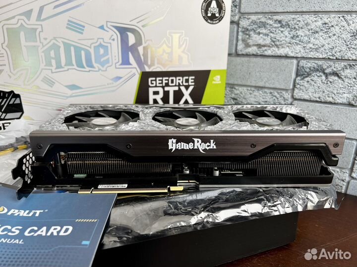 Видеокарта Rtx 3080 10GB Palit Gamerock OC/Пломба