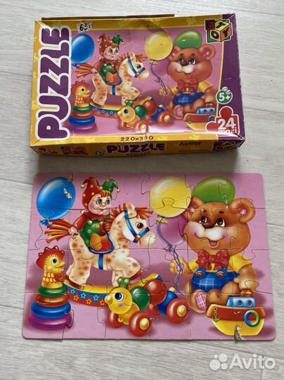 Пазлы для малышей пакетом