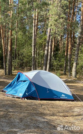 Палатка quechua arpenaz 3xl fresh&black