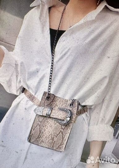 Женская поясная сумка ремень