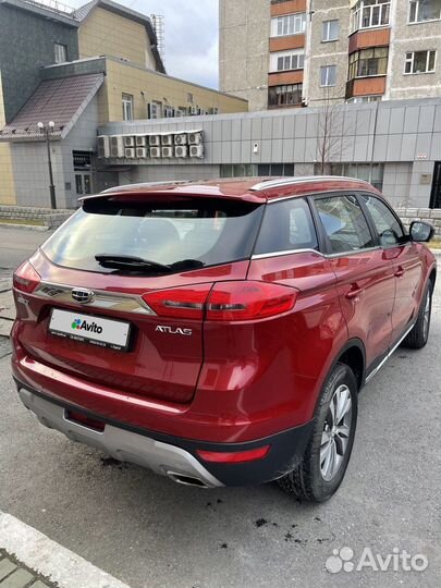 Geely Atlas, 2018
