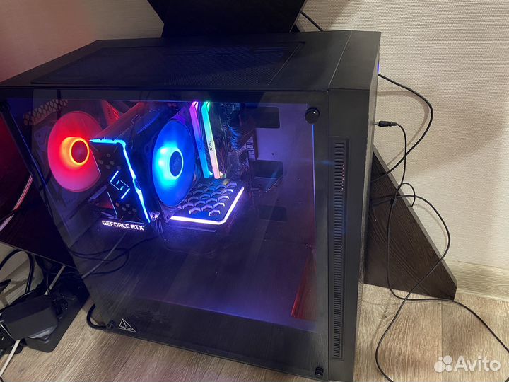 Игровой компьютер с монитором полный комплект