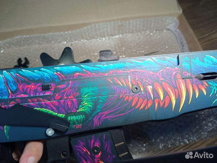 Деревянный резинкострел ак 47 от Vozwooden