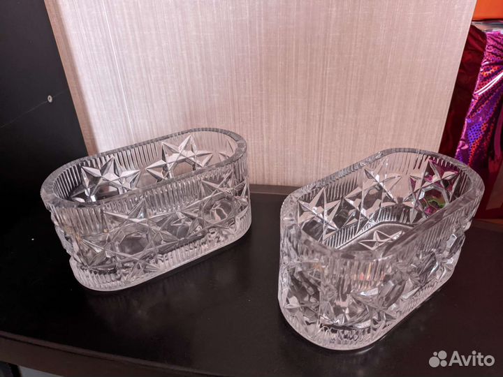 Хрустальная конфетница