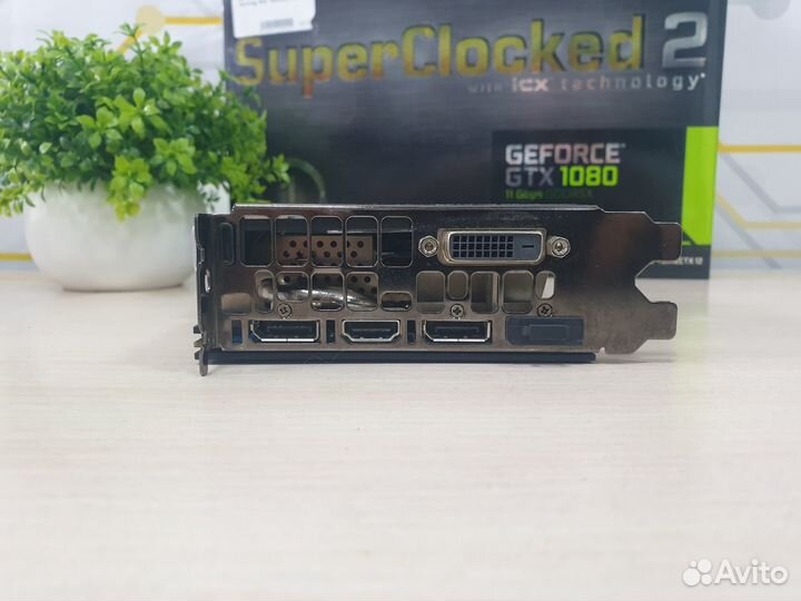 Видеокарта (evga, nvidia, GTX 1080, 8Gb, gddr5X, 2