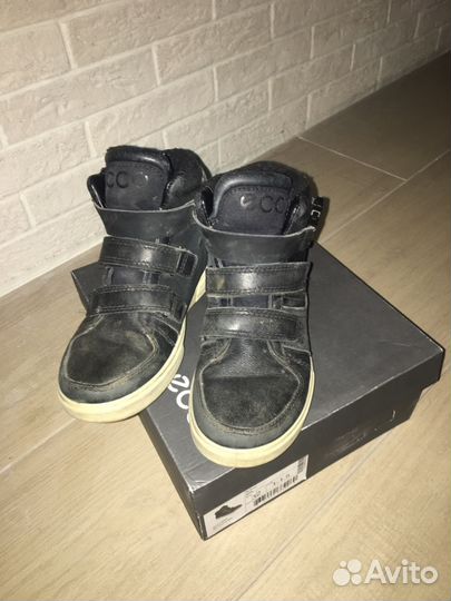 Ботиночки экко ecco утеплённые