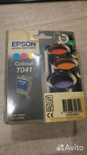 Картриджи epson