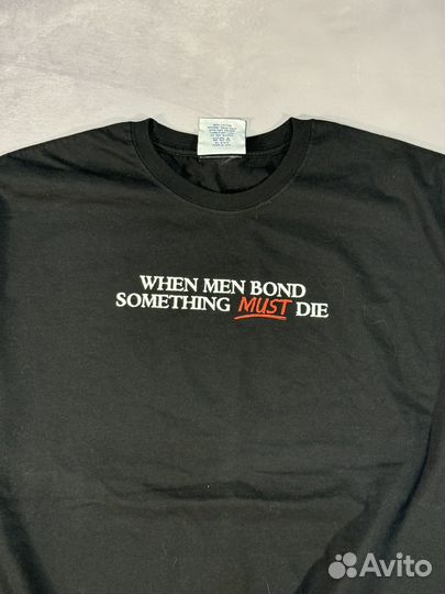 Vintage Men Bond Hunting Tee(Black/L)