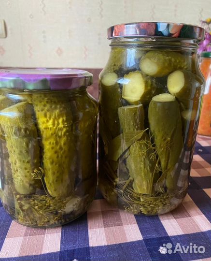 Огурчики соленые
