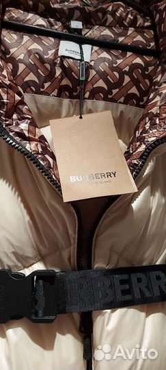 Пуховик burberry новый