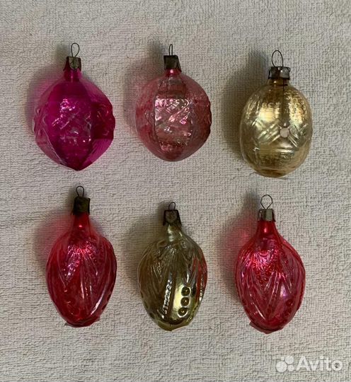Елочные игрушки гдр, ссср, винтаж