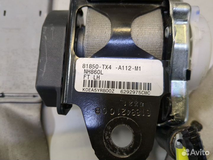 Ремень безопасности Acura RDX, 2016