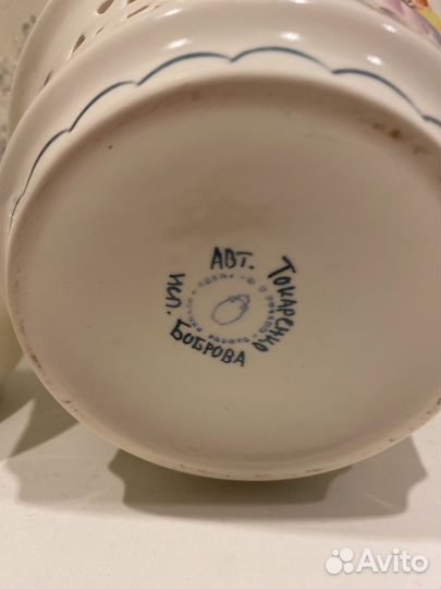 Ваза и конфетница