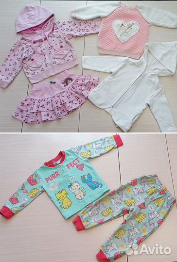 Пакет вещей для девочки 80 86