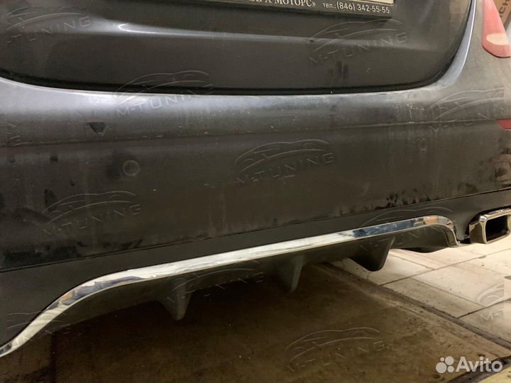 Диффузор AMG Mercedes W213 без амг пакета