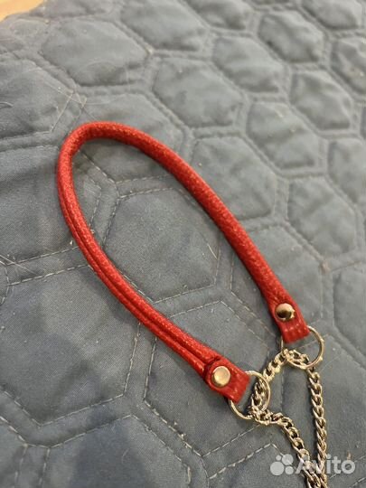 Ошейник полуудавка кожаный