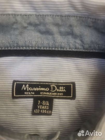 Massimo dutti рубашка детская 122-128