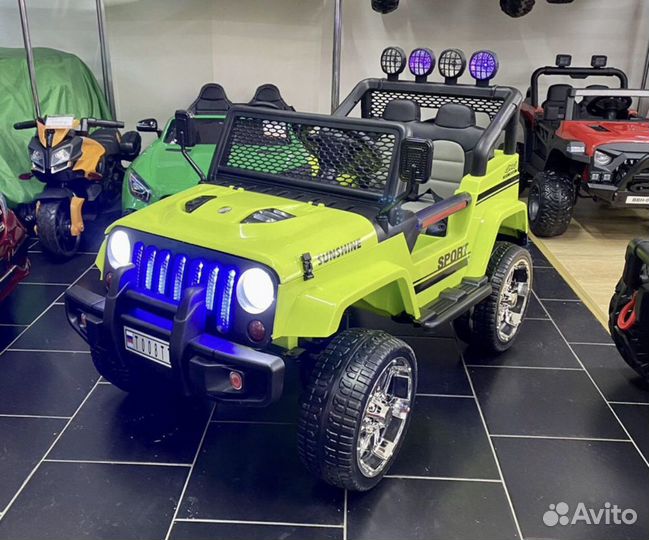 Детские электромобили, в подарок права и номер