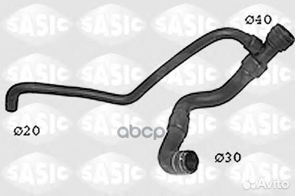 Sasswh6832 патрубок радиатора Audi A4, VW Pass