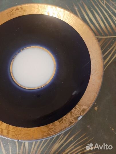 Чайная пара лфз кобальт СССР