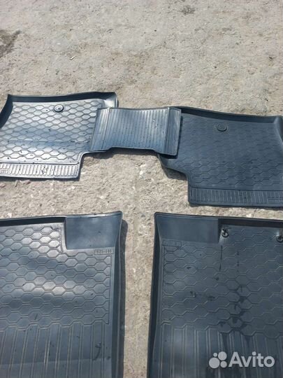 Автомобильные коврики резиновые hyundai solaris