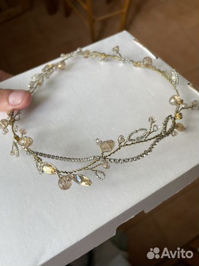 Украшение для волос на свадьбу выпускной