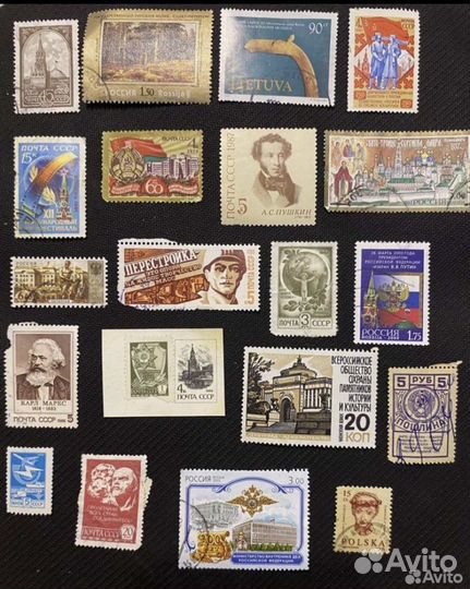 Продам марки почтовые СССР, Польша, Литва