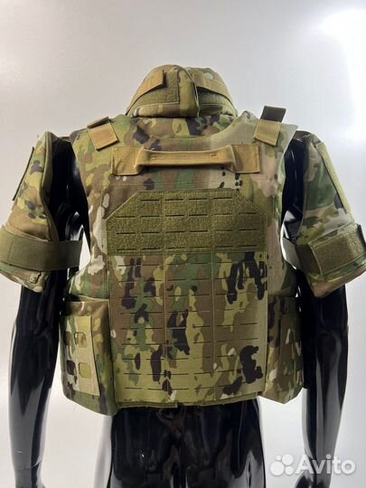 Бронежилет штурмовой тактический с бронеплитами Бр