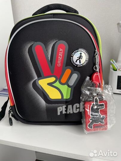 Школьный рюкзак grizzly новый