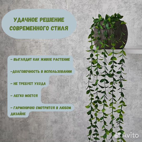 Свисающий эвкалипт/искусственная зелень/ декор