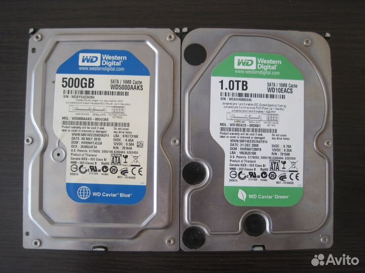 Жесткие диски HDD на доноры