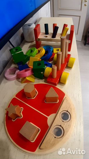 Деревянный сортер фигуры