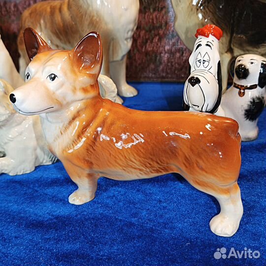 Корги.Терьер.Собаки.Англия.Статуэтки.Коллекция